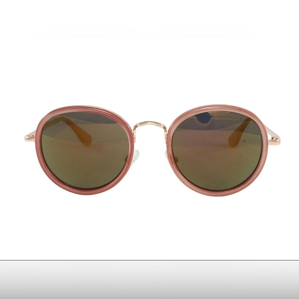 NWT Guess Women's Round Sunglasses - 49mm - Rose Gold Pink